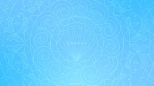 03 - Mandala Geometric Hindu and Buddhist Symbols Light Blue Background by SlidesCorner.com