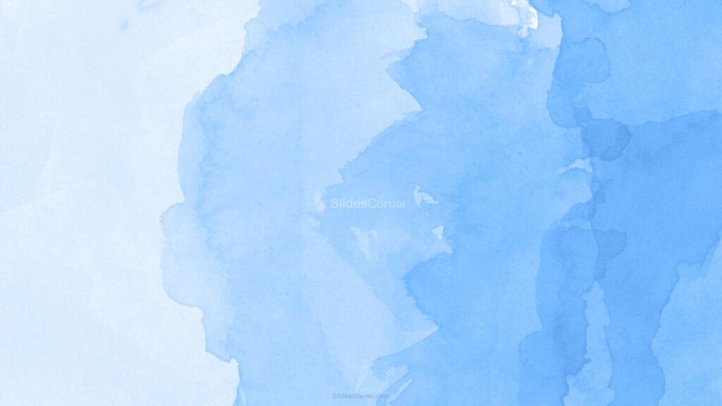 Light Blue Background in Watercolor Effect