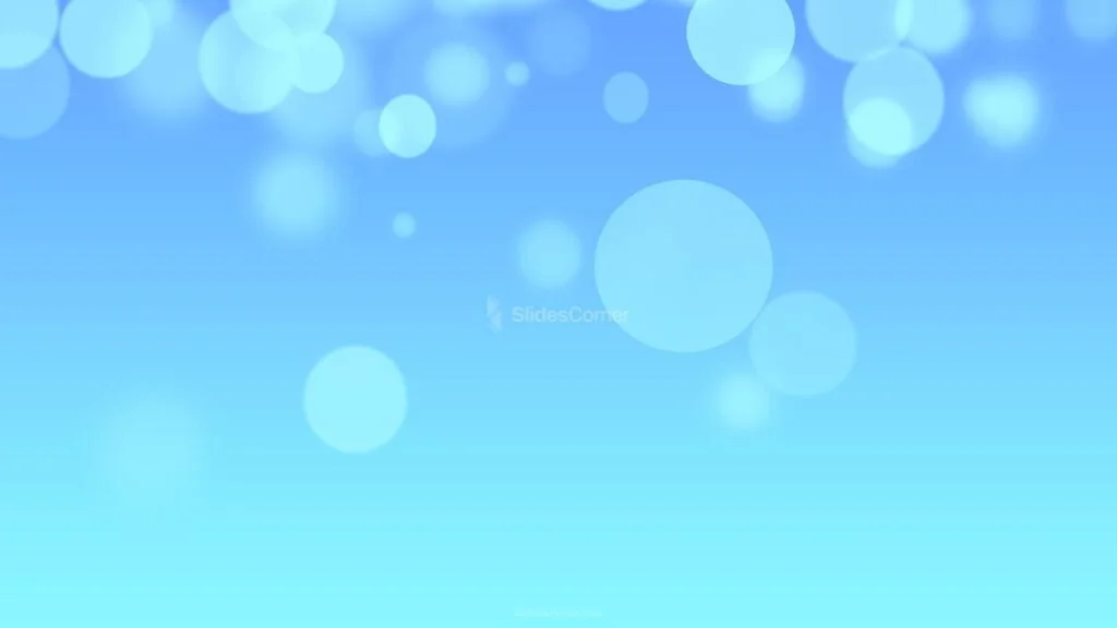 Bokeh Effect Gradient Light Blue Background