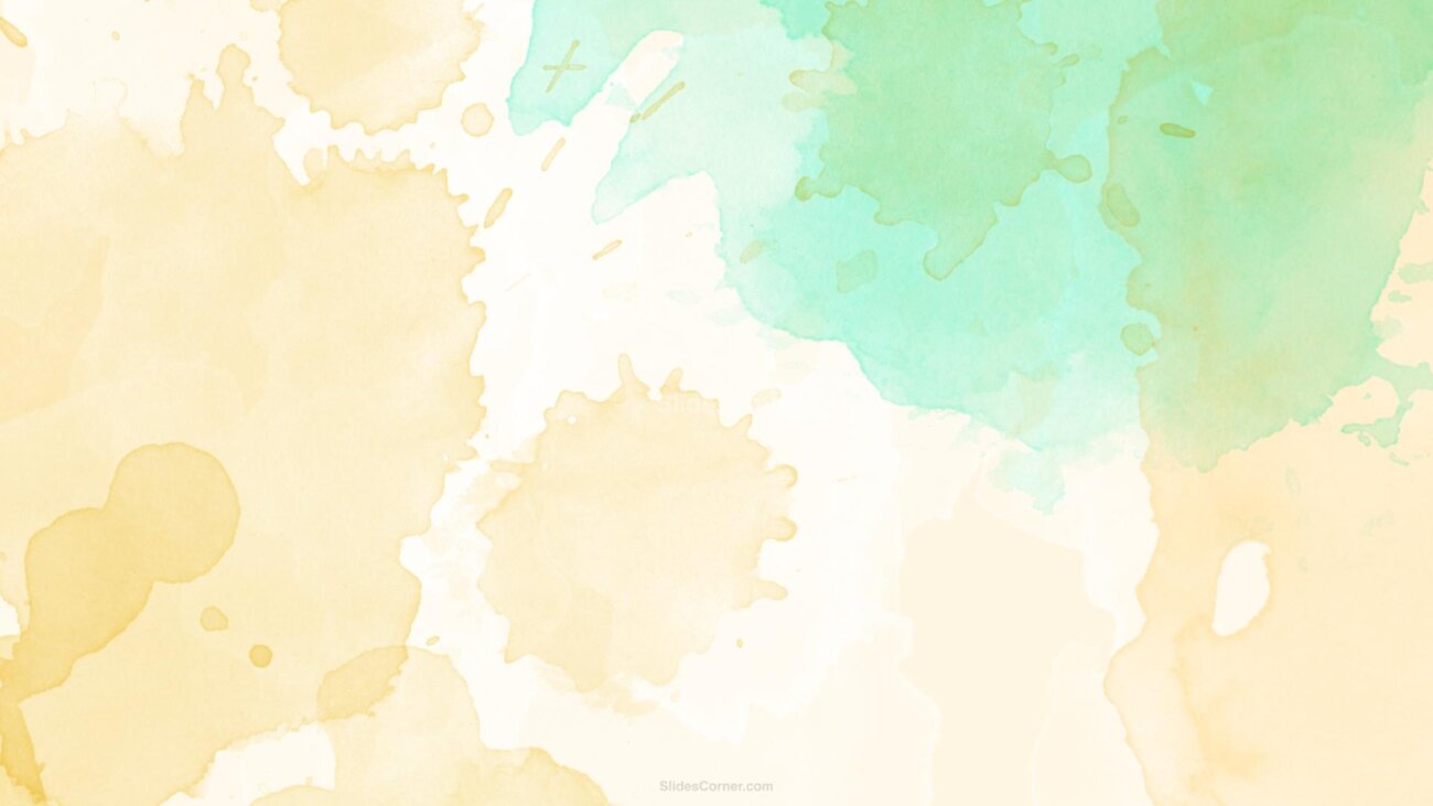 04 - Watercolor Paint Texture Pastel Colors Background by SlidesCorner.com