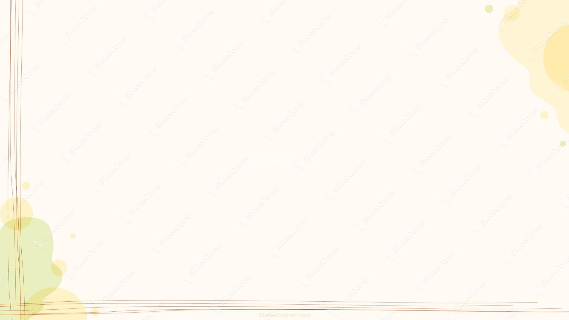 Line Art Organic Shapes Background for Google Slides and PPT - SlidesCorner