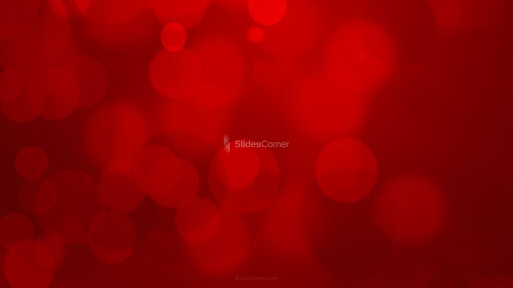 Christmas Background Red Bokeh Lights for Holiday Celebration