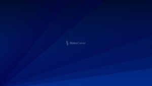 Dark Blue Gradient with Soft Lines Background for Tech by SlidesCorner.com
