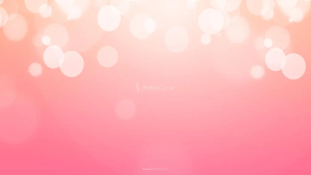 Pink Background Pastel with Bokeh Lights Decoration