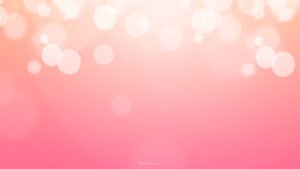 Pink Background Pastel Bokeh Lights Decoration by SlidesCorner.com