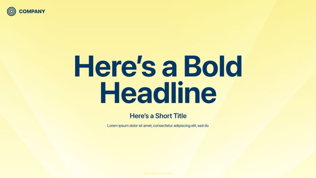 Pastel Powerpoint Background Yellow for PPT and Google Slides