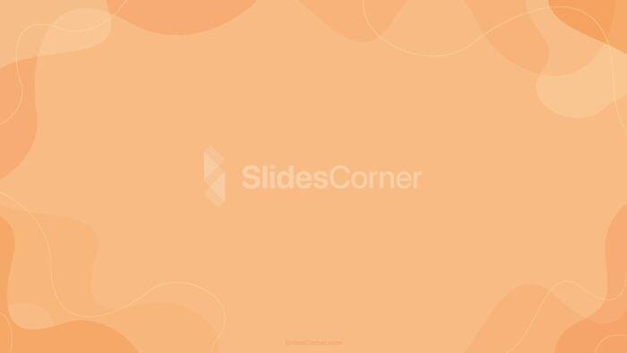 Peach Background Plain Aesthetic With Organic Shapes