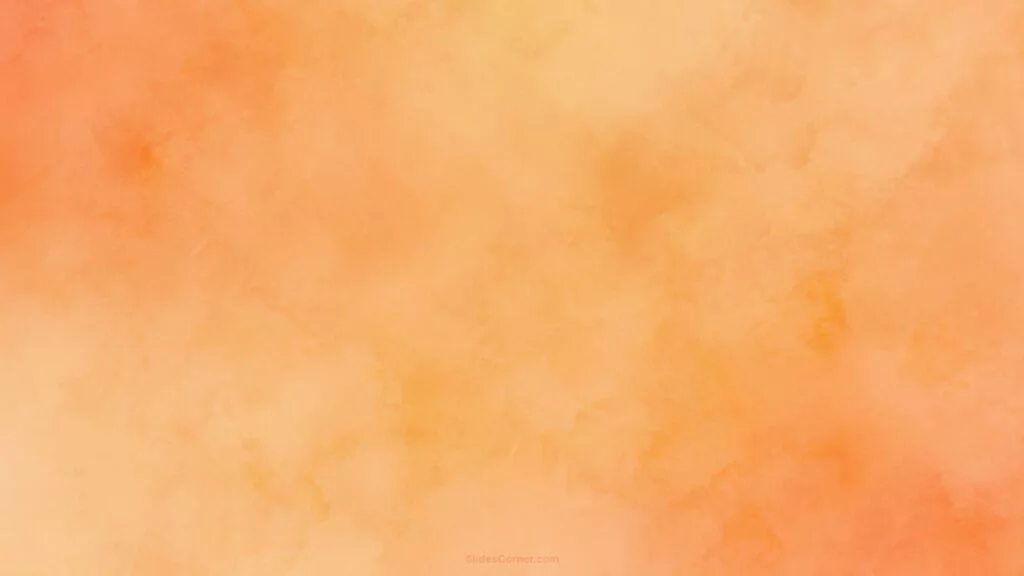 Peach Background Plain Aesthetic with Watercolor Coral Paint