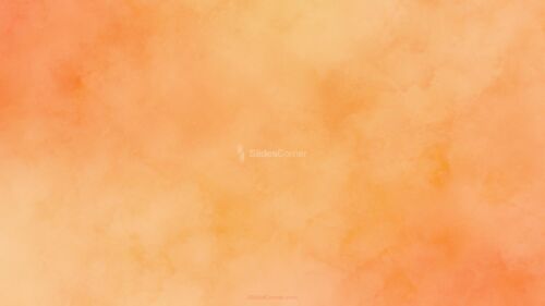 Peach Background Plain Aesthetic With Soft Watercolor Coral Paint by SlidesCorner.com