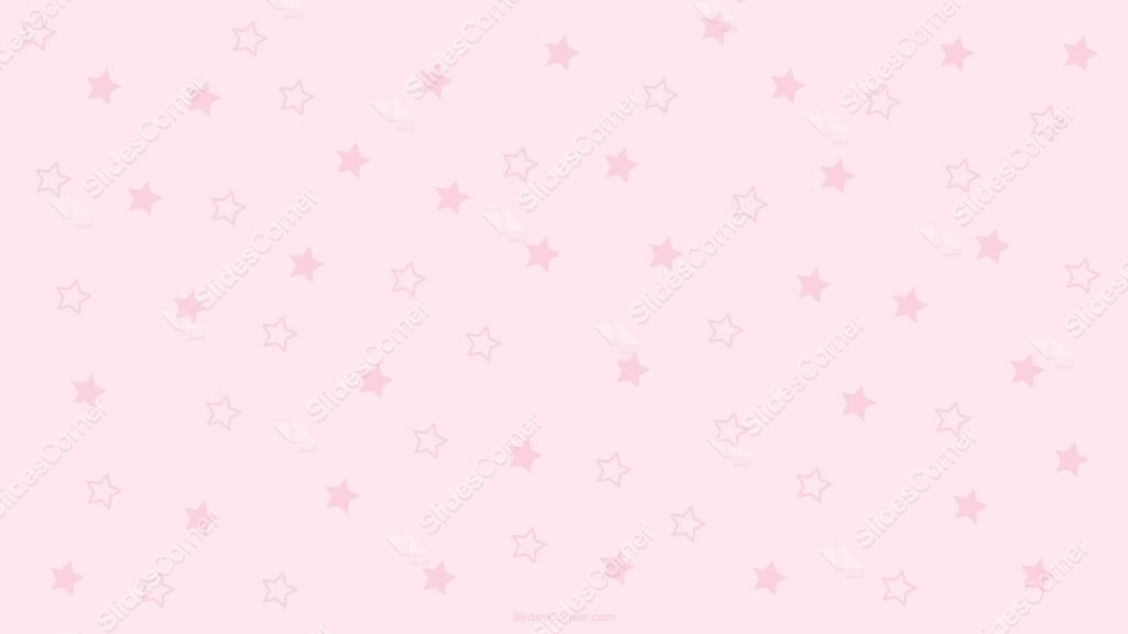 Pink Google Slides Background with Star Shapes Pink Google Slides Background with Star Shapes