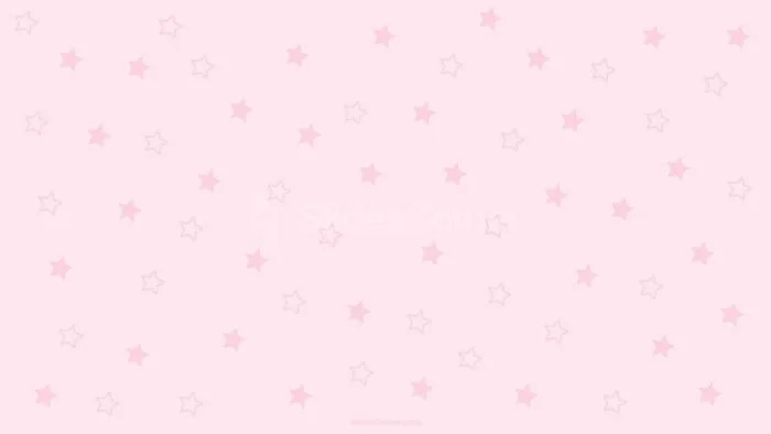 Pink Google Slides Background with Star Shapes