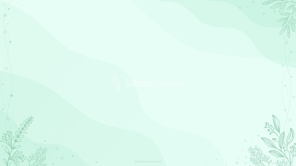Cute Green Powerpoint Background