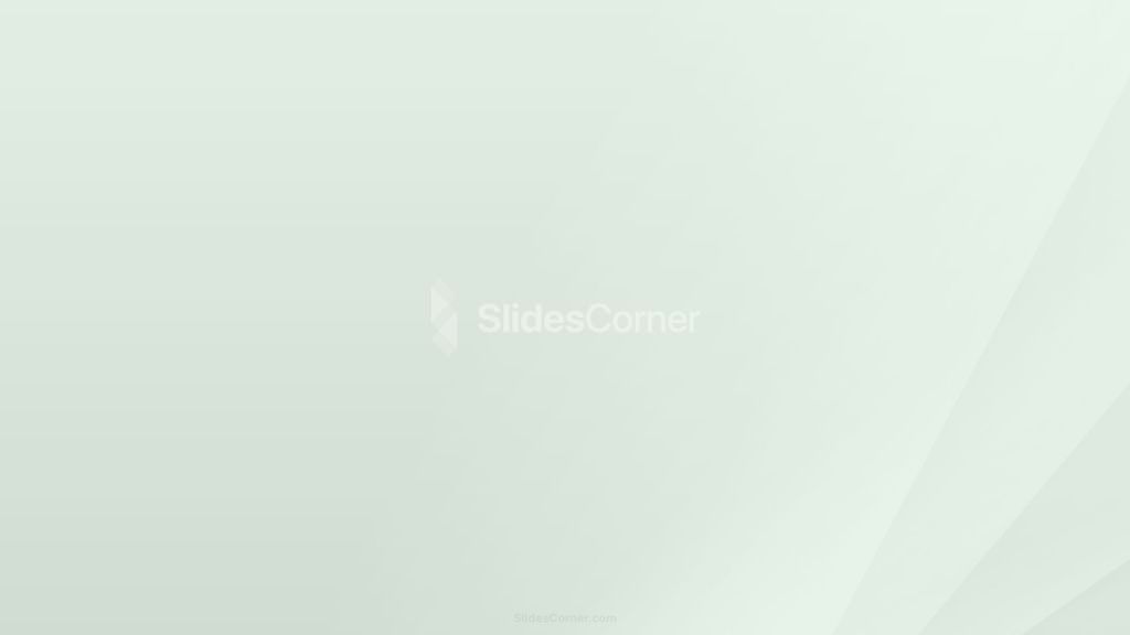 Simple Powerpoint Background Design in Light Green Gradient