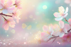 Cherry Blossoms Powerpoint Background for Spring