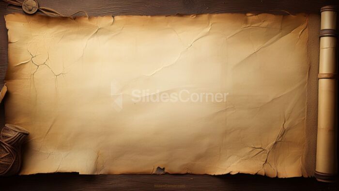 History Background for PPT Google Slides Antique Parchment