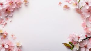 Cherry Blossom Background for PPT, Google Slides, Wallpaper by SlidesCorner.com