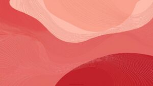 Pastel red aesthetic background with abstract organic shapes and thin lines by SlidesCorner.com