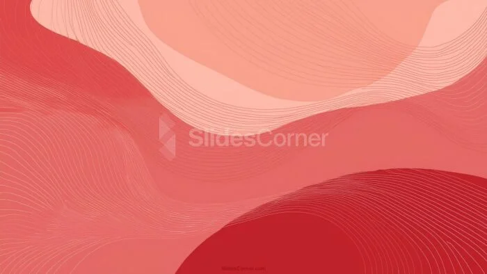 Pastel Red Aesthetic Background with Abstract Shapes