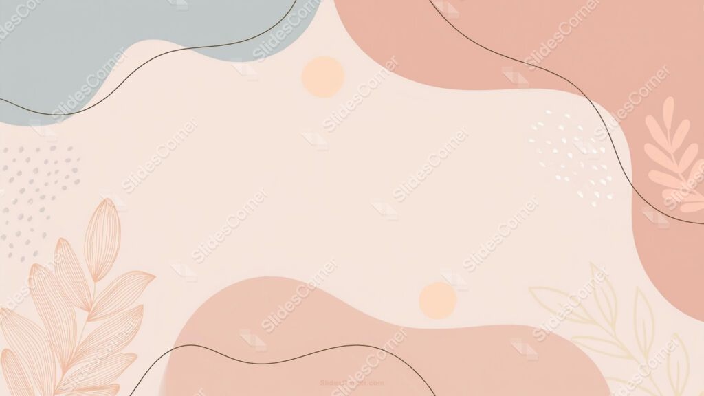 Aesthetic Slides Background with Pastel Shapes and Lines Aesthetic Slides Background with Pastel Shapes and Lines