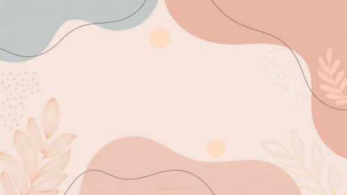 Aesthetic Slides Background with Pastel Shapes and Lines Aesthetic Slides Background with Pastel Shapes and Lines