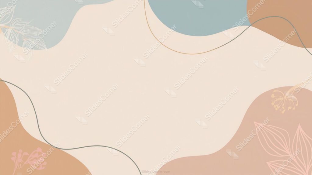 Google Slides Background Aesthetic Pastel Brown Organic Shapes Google Slides Background Aesthetic Pastel Brown Organic Shapes