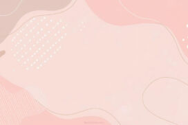 Google Slides Background Aesthetic Pink Organic Shapes