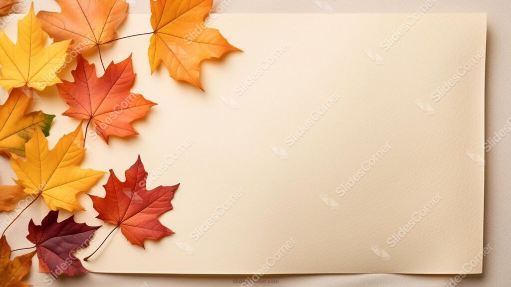 Google Slides Background Aesthetic with Autumn Leaves Google Slides Background Aesthetic with Autumn Leaves