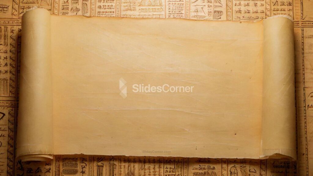 Old Paper Background Papyrus PPT Google Slides