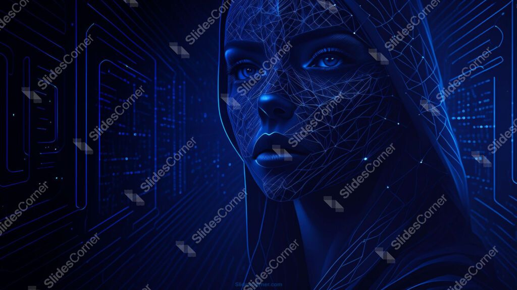 Blue Technology Background for Powerpoint PPT and Google Slides AI Blue Technology Background for Powerpoint PPT and Google Slides AI