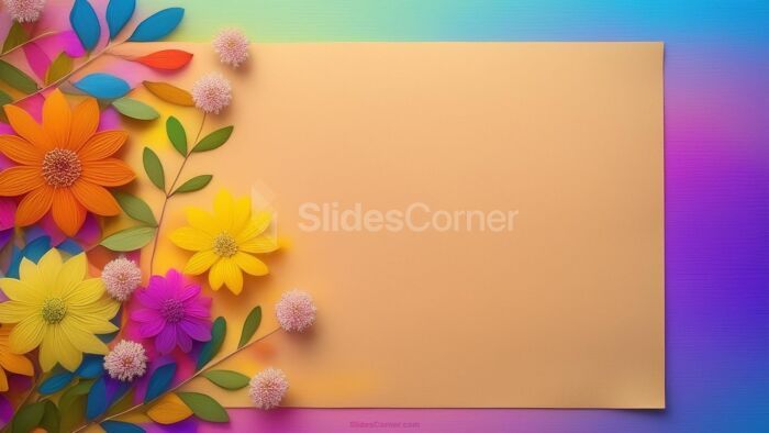 Spring Background Aesthetic for PowerPoint PPT, Google Slides and Wallpaper