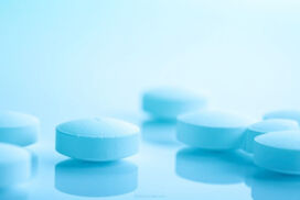 Professional Medical Background Blue Medicine for PPT and Google Slides