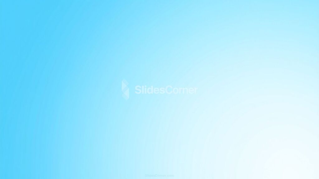 Professional PPT Background Clear Light Blue Gradient for Slides