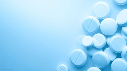 Medicine Background Aesthetic Light Blue for PPT Powerpoint, Google Slides or Wallpaper - SlidesCorner