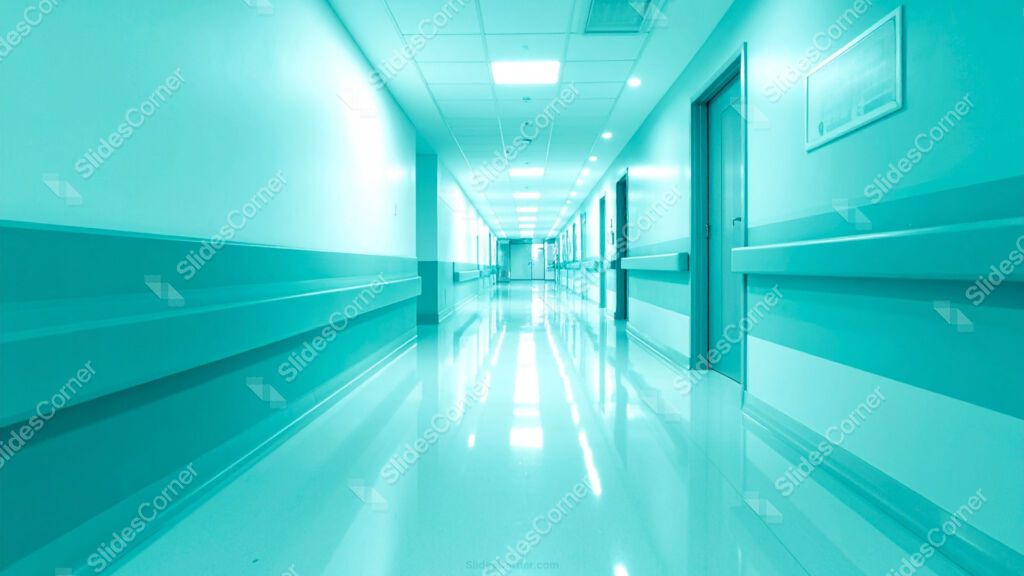 Aesthetic Medical Background PPT Hospital Hallway Scene Aesthetic Medical Background PPT Hospital Hallway Scene