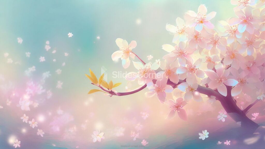Cherry Blossom Background Pink Japanese Flowers