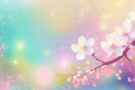Cherry Blossom PPT Background Flowers Sakura Aesthetic
