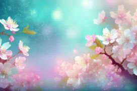 Cherry Blossom PPT Background Flowers
