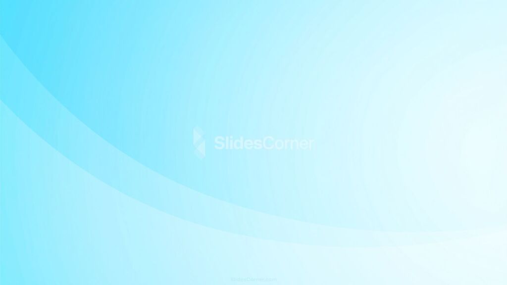Elegant Light Blue PPT Background with Gradient and Soft Waves