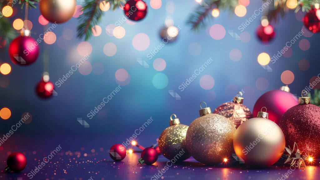 Christmas Decorations Background for PowerPoint Presentations or Wallpaper Christmas Decorations Background for PowerPoint Presentations or Wallpaper