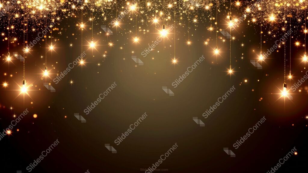 New Year’s Background Celebration with Stars and Lights New Year’s Background Celebration with Stars and Lights