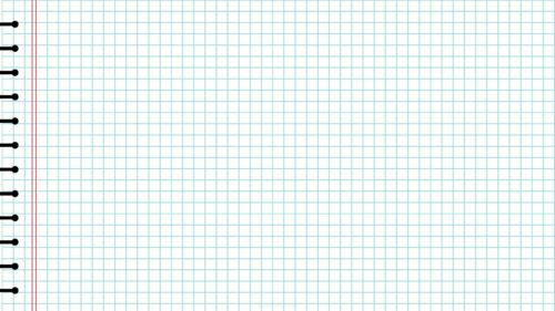 Blank Lined Paper Background Blue Lines and Red Margin for PowerPoint and Slides by SlidesCorner.com