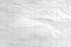 Crumpled Paper Sheet Background for Slides with Check Grid Lines