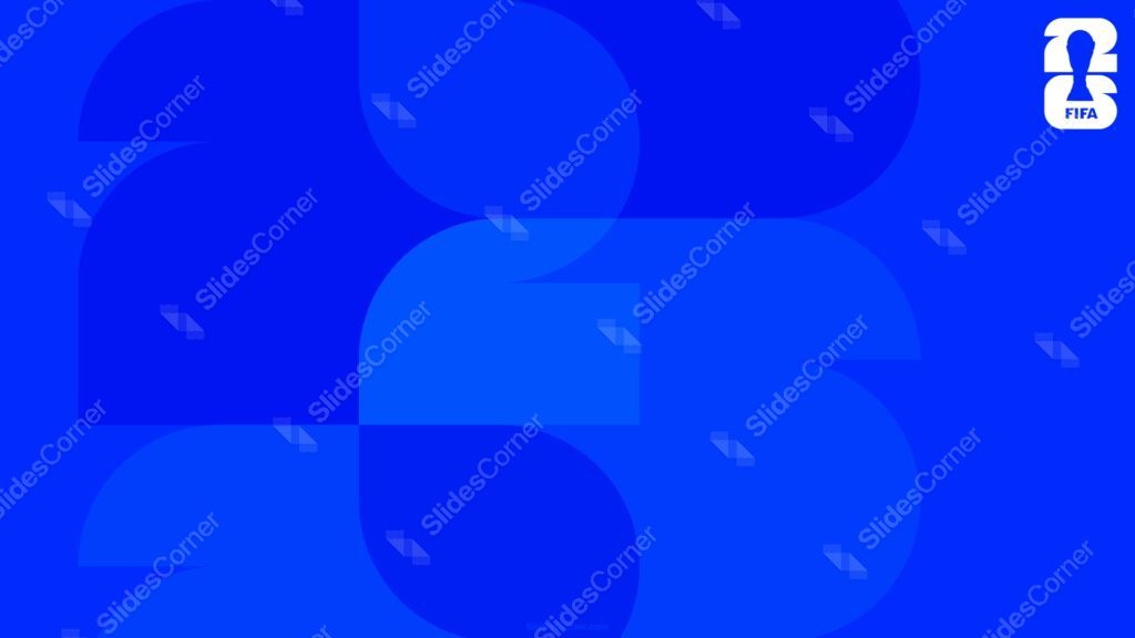 FIFA World Cup 2026 Background for Slides Blue FIFA World Cup 2026 Background for Slides Blue
