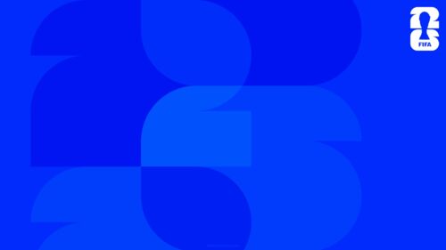 FIFA World Cup 2026 Background for Slides Blue