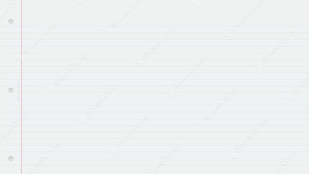 White Lined Paper Sheet Background with Red Margin for PowerPoint White Lined Paper Sheet Background with Red Margin for PowerPoint