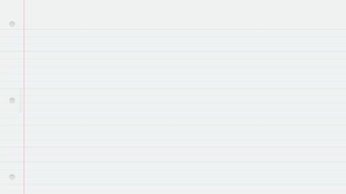 White Lined Paper with Red Margin for PowerPoint and Slides by SlidesCorner.com