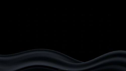 Black Solid Background for Slides with Soft Waves Free Download