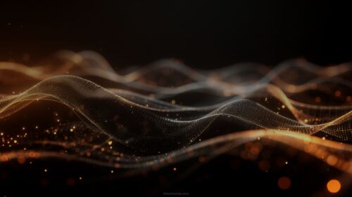 Elegant Background PPT Black Solid with Golden Particles Free Download Elegant Background PPT Black Solid with Golden Particles Free Download