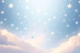 Light Blue Stars PPT Background