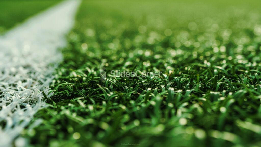 Soccer Field Background for Slides PPT PowerPoint
